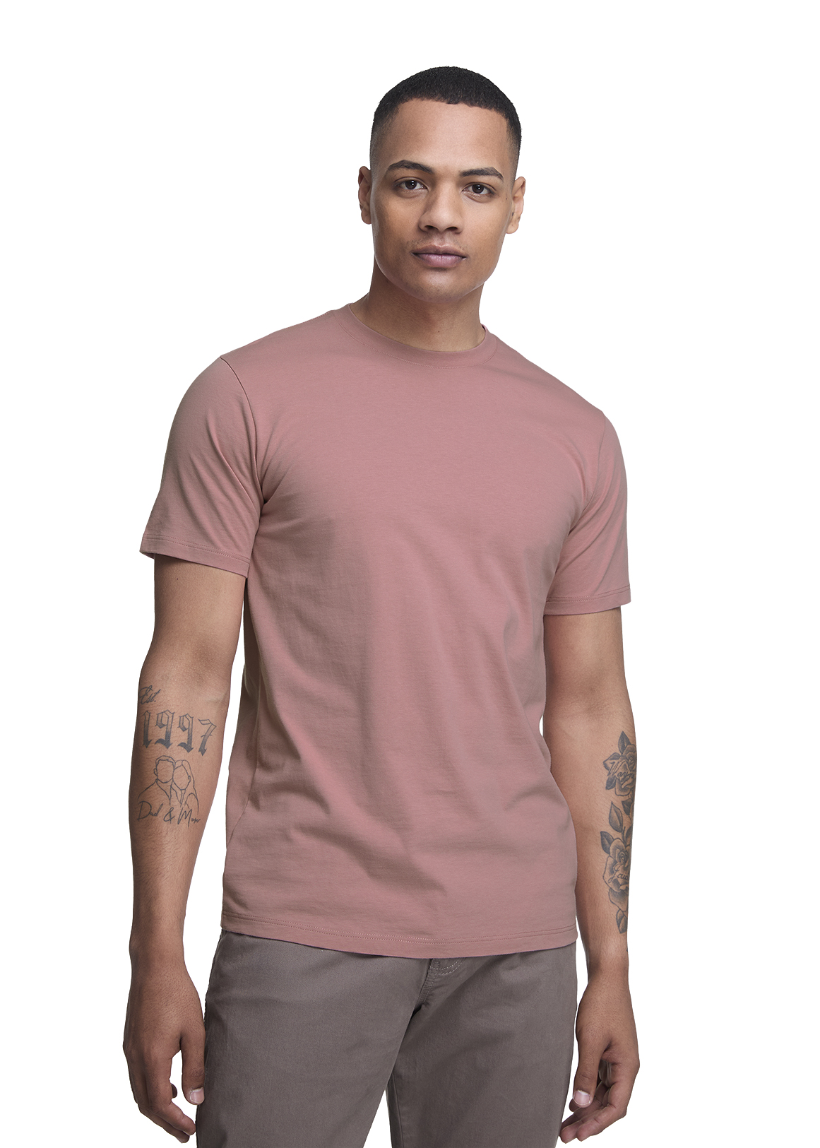 Slim Fit Crew Neck Cotton T-shirt