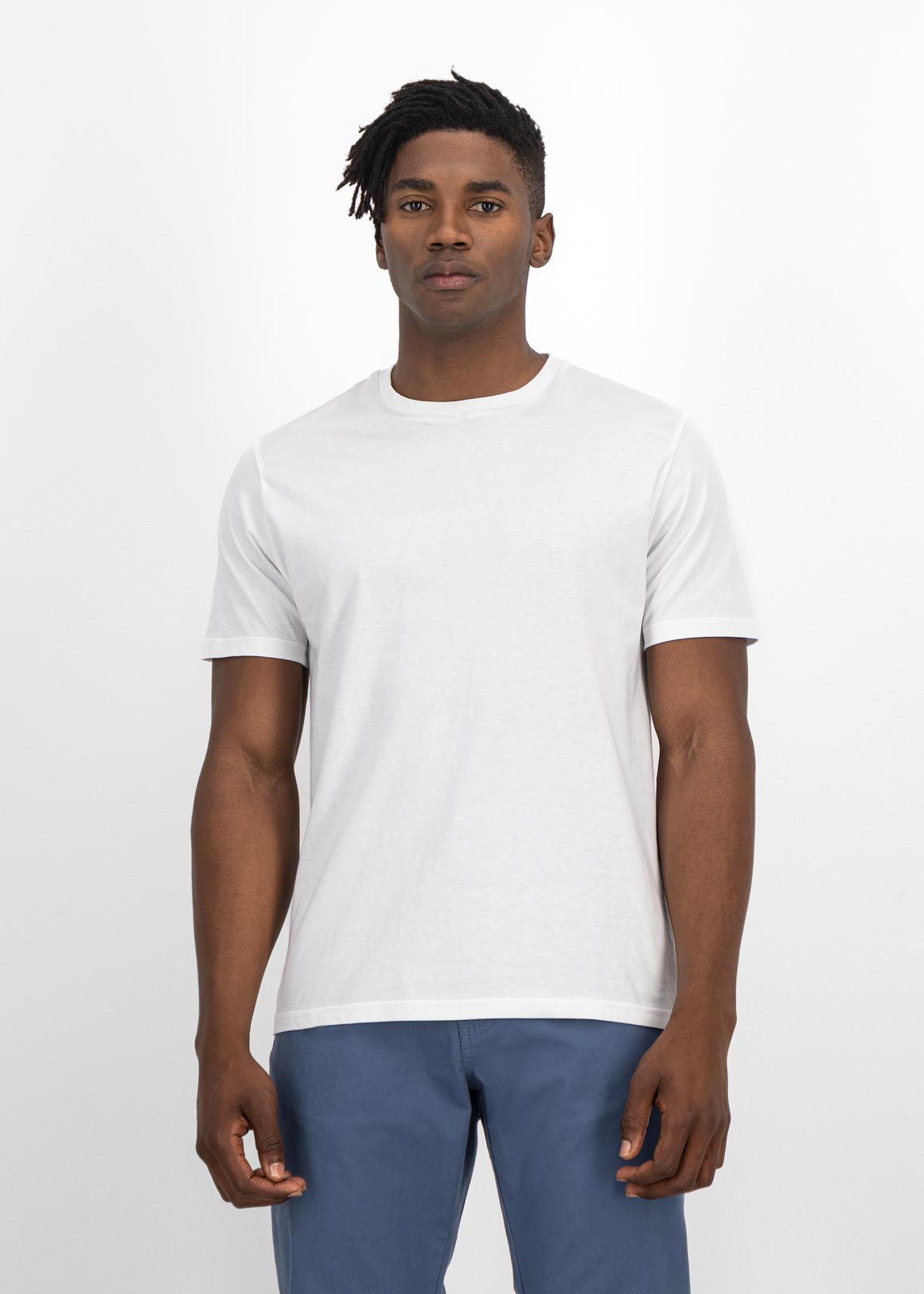 Slim Fit Crew Neck Cotton T-shirt | Woolworths.co.za
