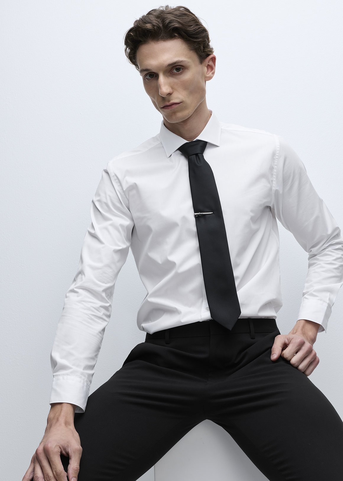 Slim Fit Easy Care White Shirt