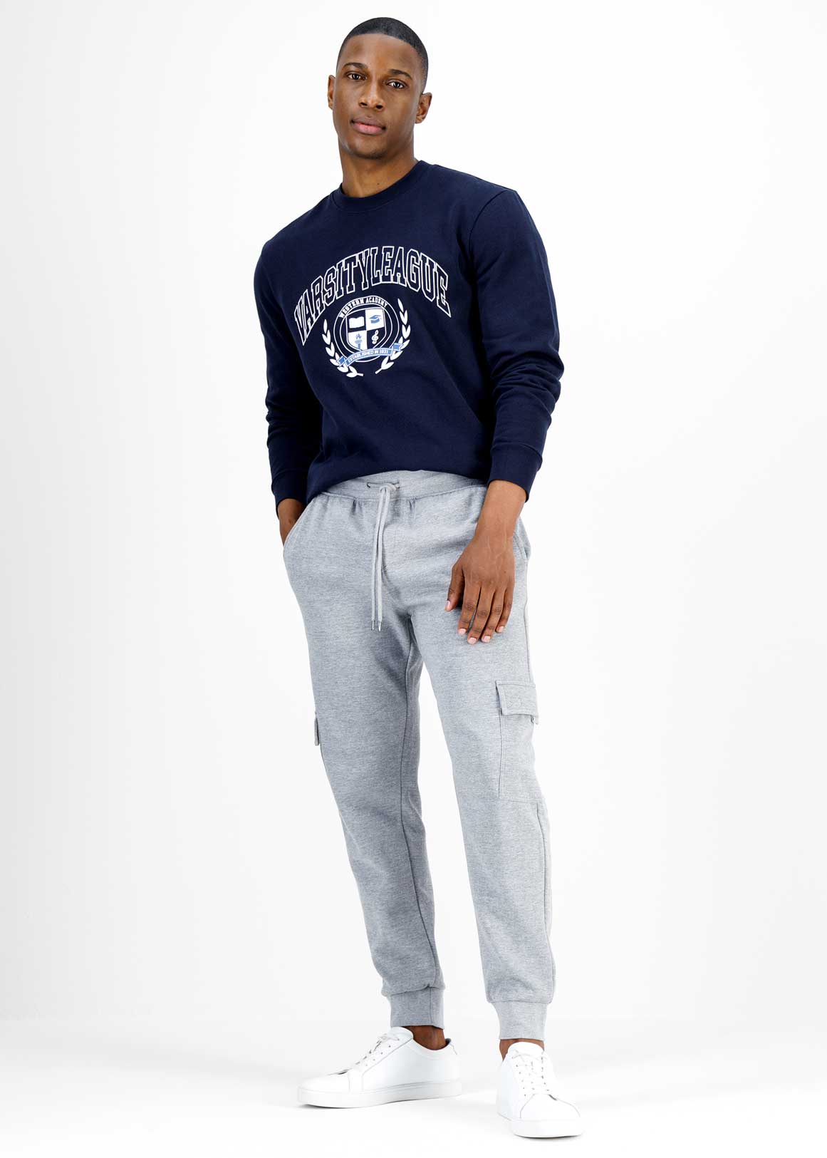 Slim Fit Fleece Cargo Joggers | Woolworths.co.za