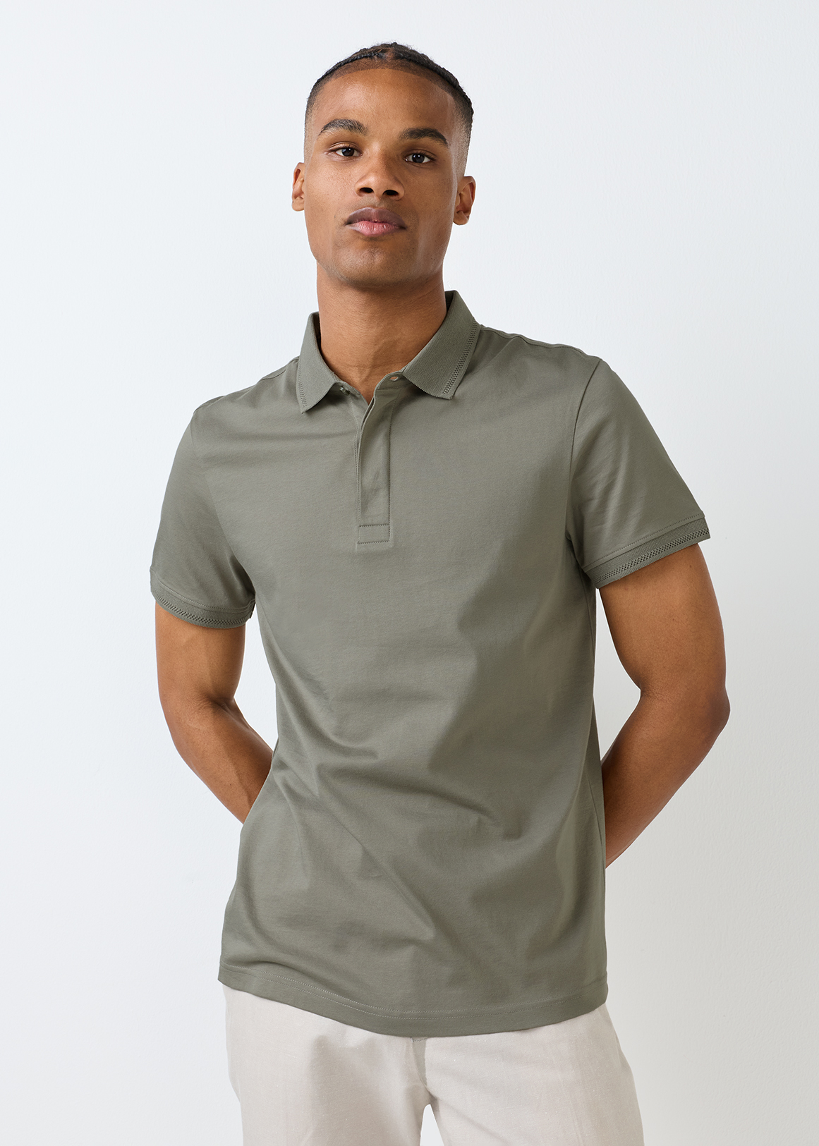 Slim Fit Pima Cotton Golfer