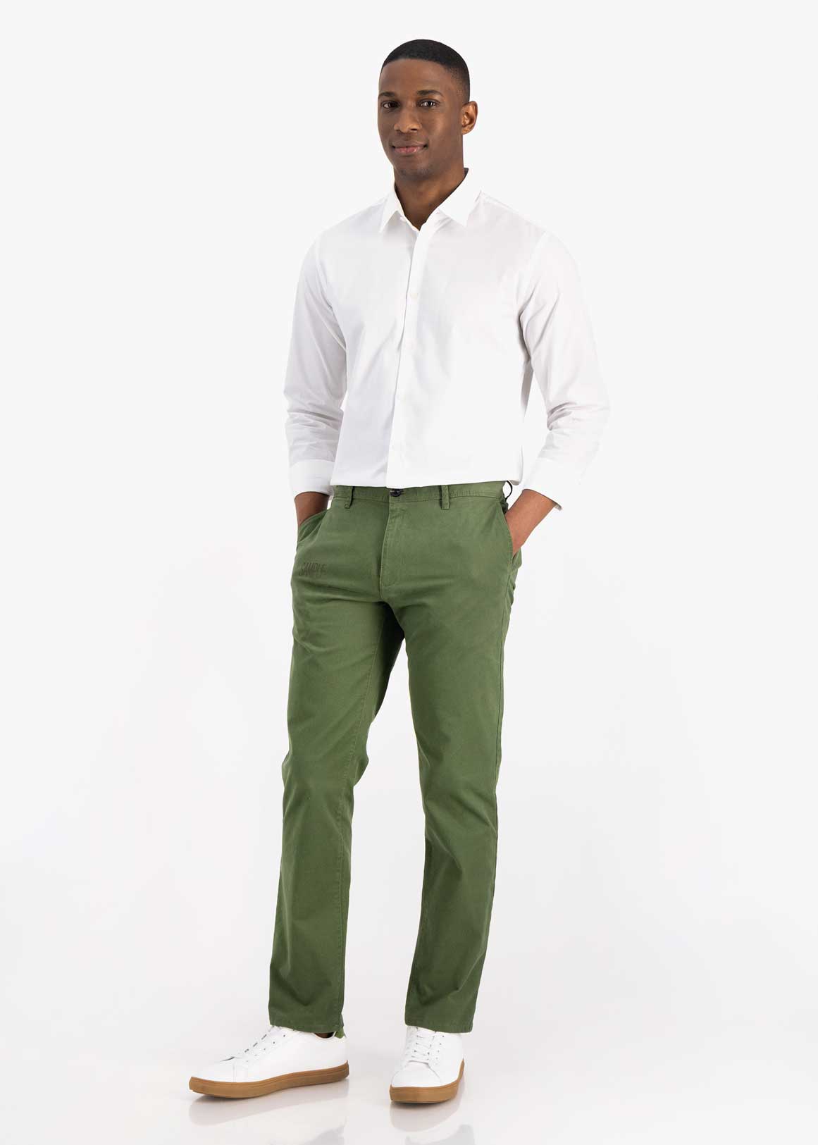 Slim Fit Stretch Cotton Chinos