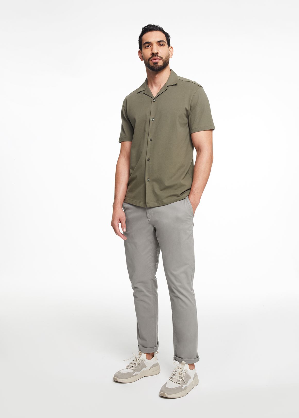 Slim Fit Stretch Cotton Chinos