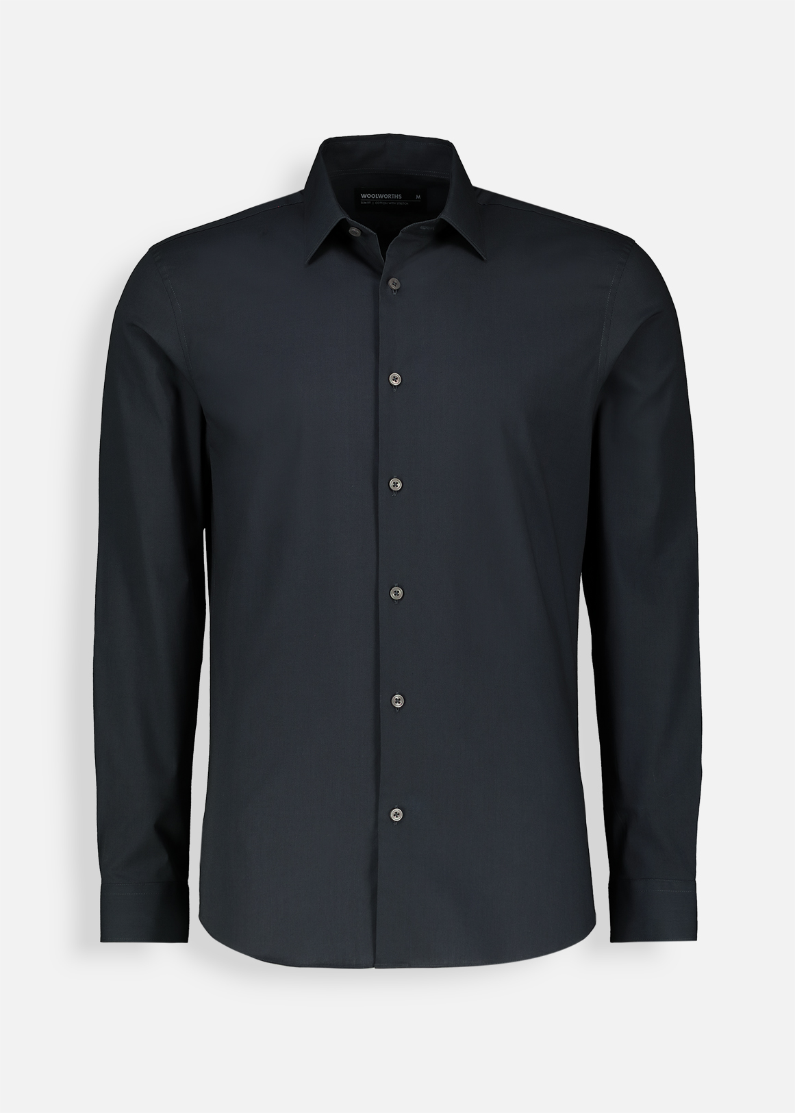 Slim Fit Stretch Cotton Shirt | Woolworths.co.za