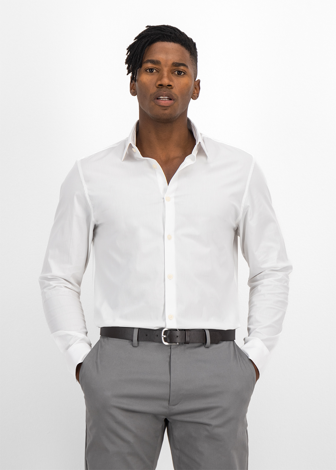 Slim Fit Stretch Cotton Shirt | Woolworths.co.za