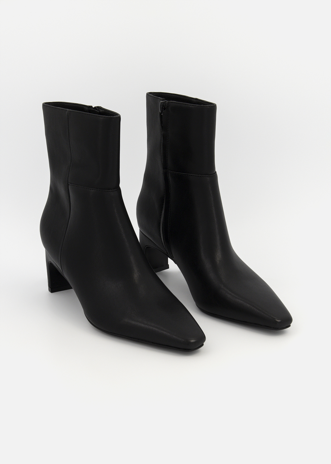Slim Heel Ankle Boots