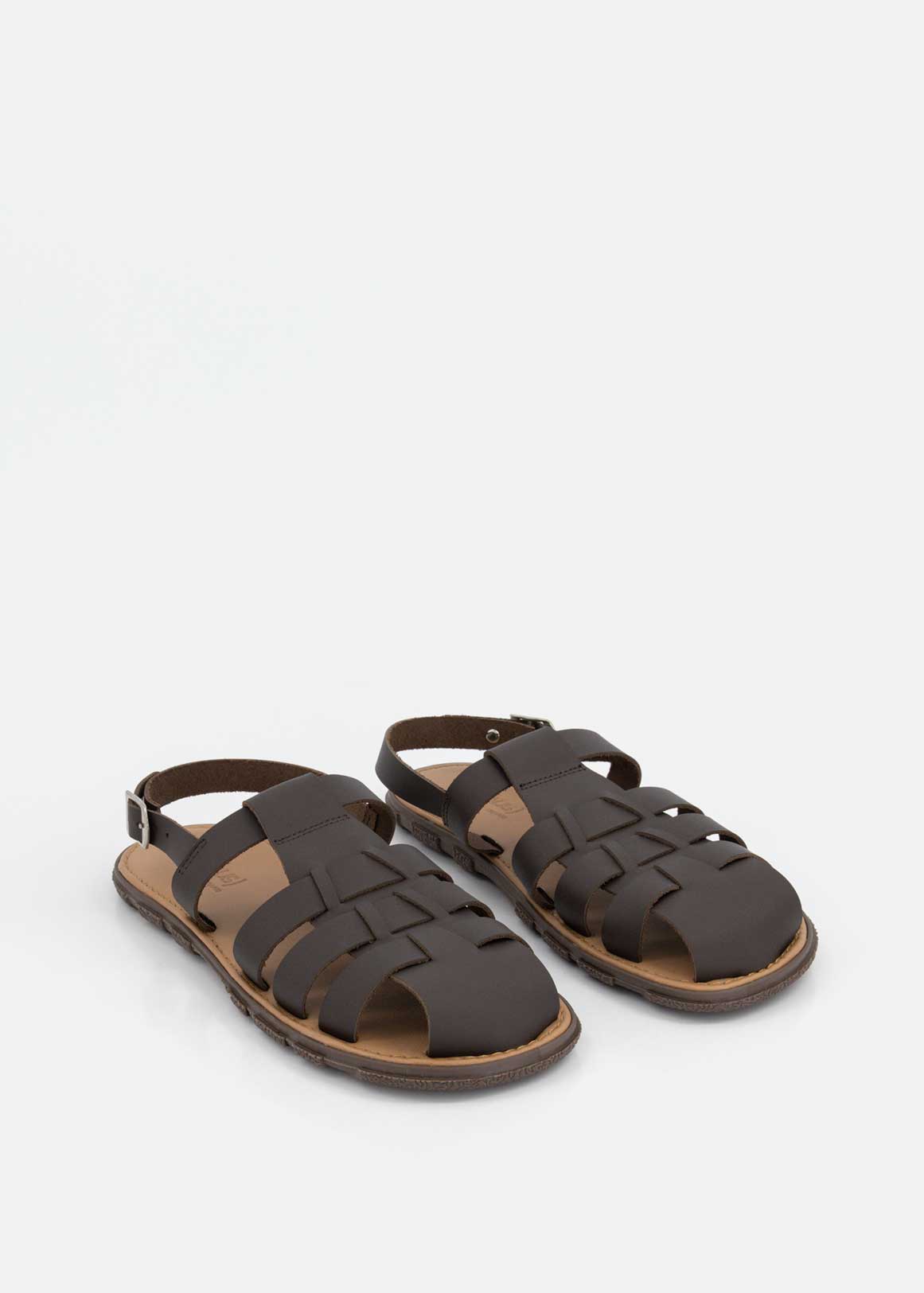 Slingback Leather Sandals (Size 12-6) Older Boy | Woolworths.co.za