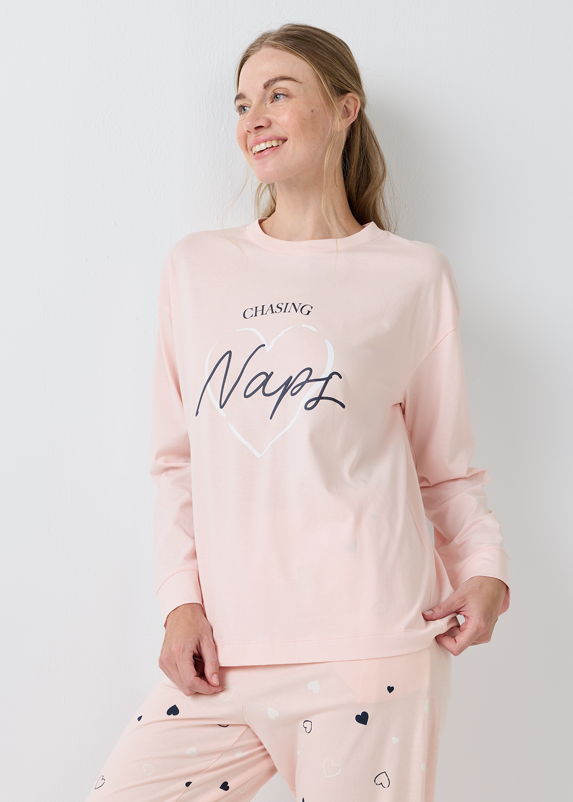 Slogan Cotton Sleep T-shirt