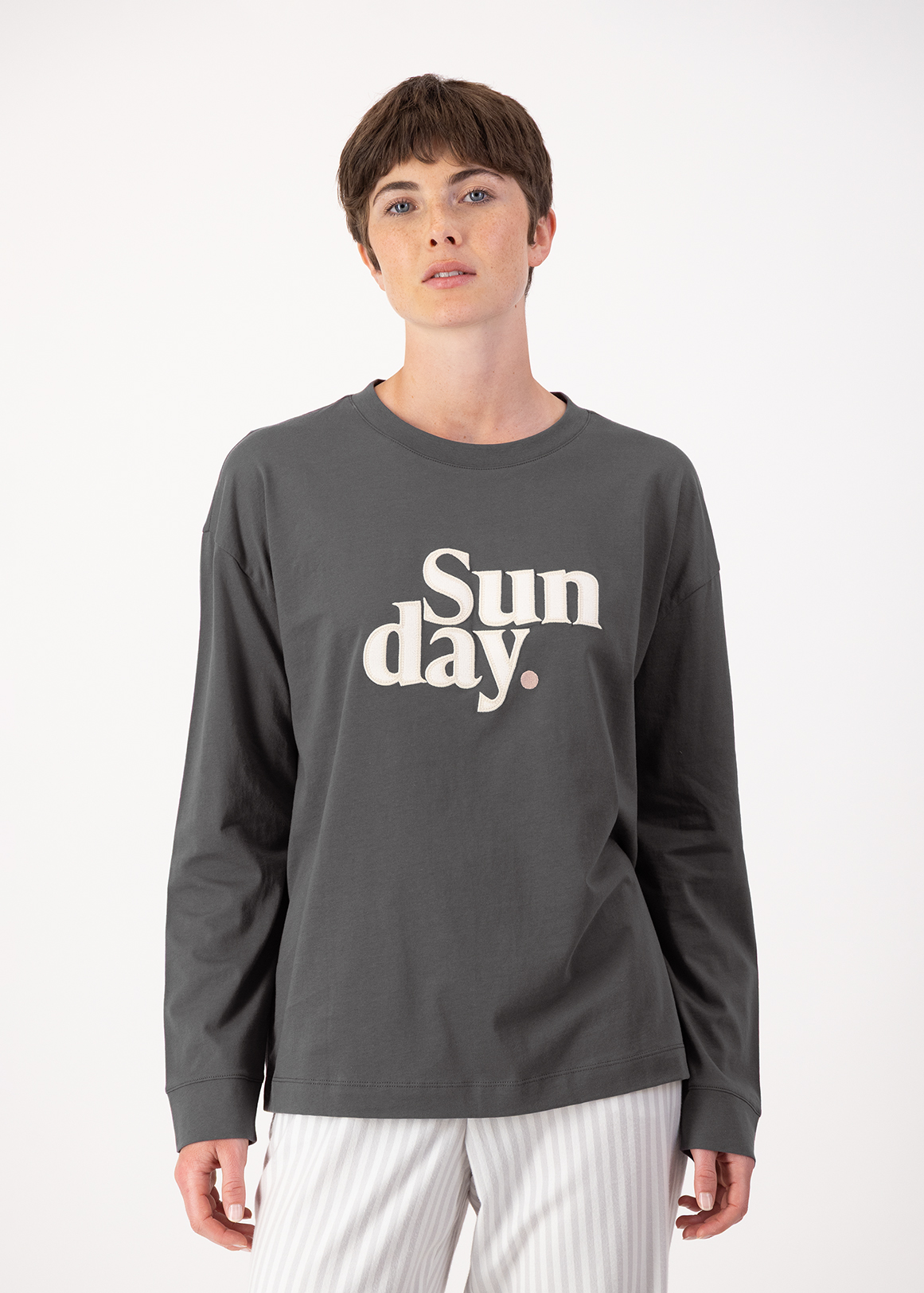 Slogan Cotton Sleep T-shirt