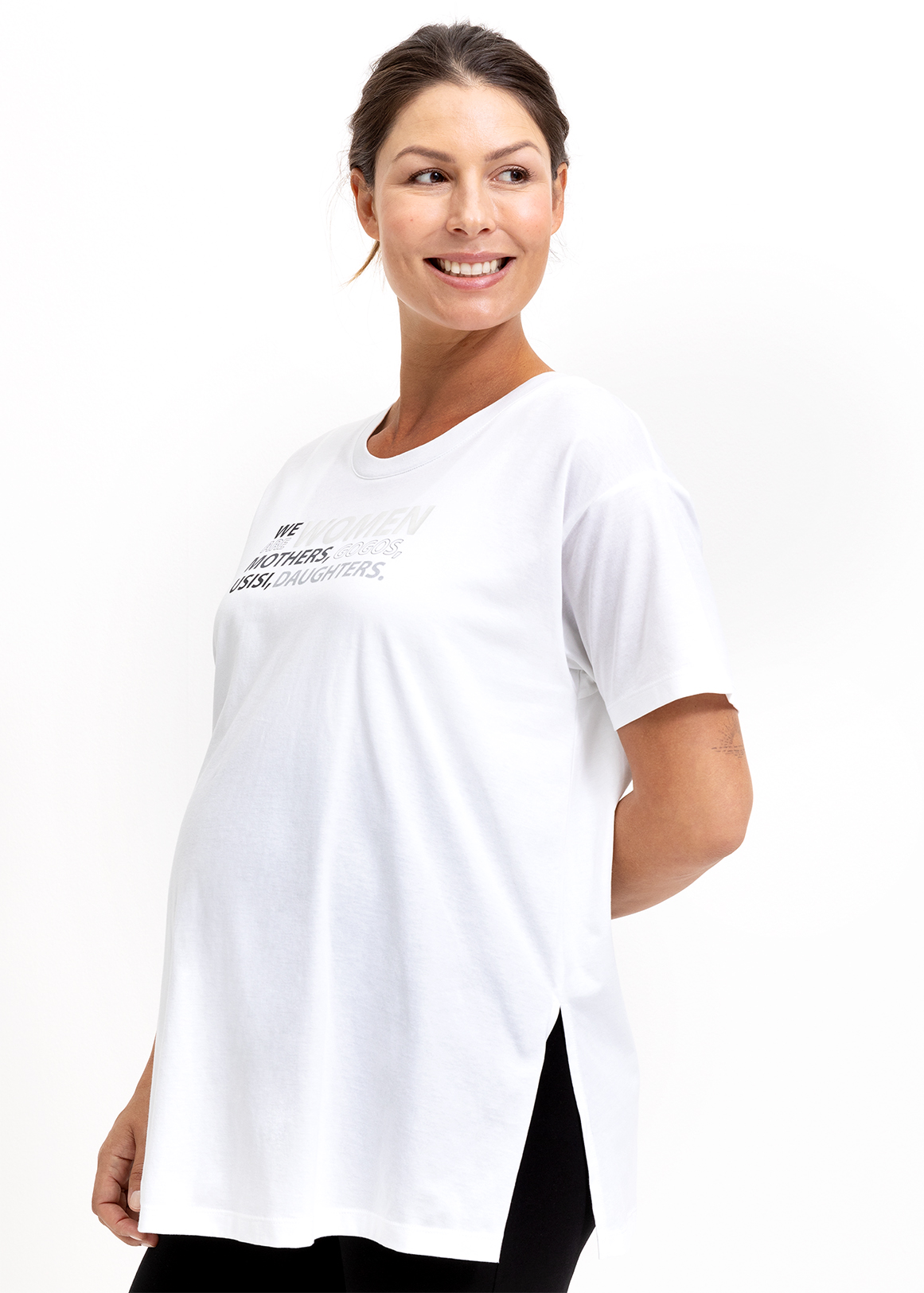 Maglietta Stampata Disegni E Lettere Maternità Perfetta - Foto 9