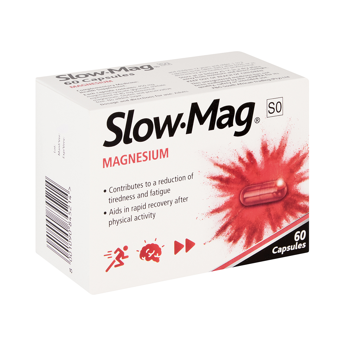 Slow.Mag Magnesium Capsules 60 pk