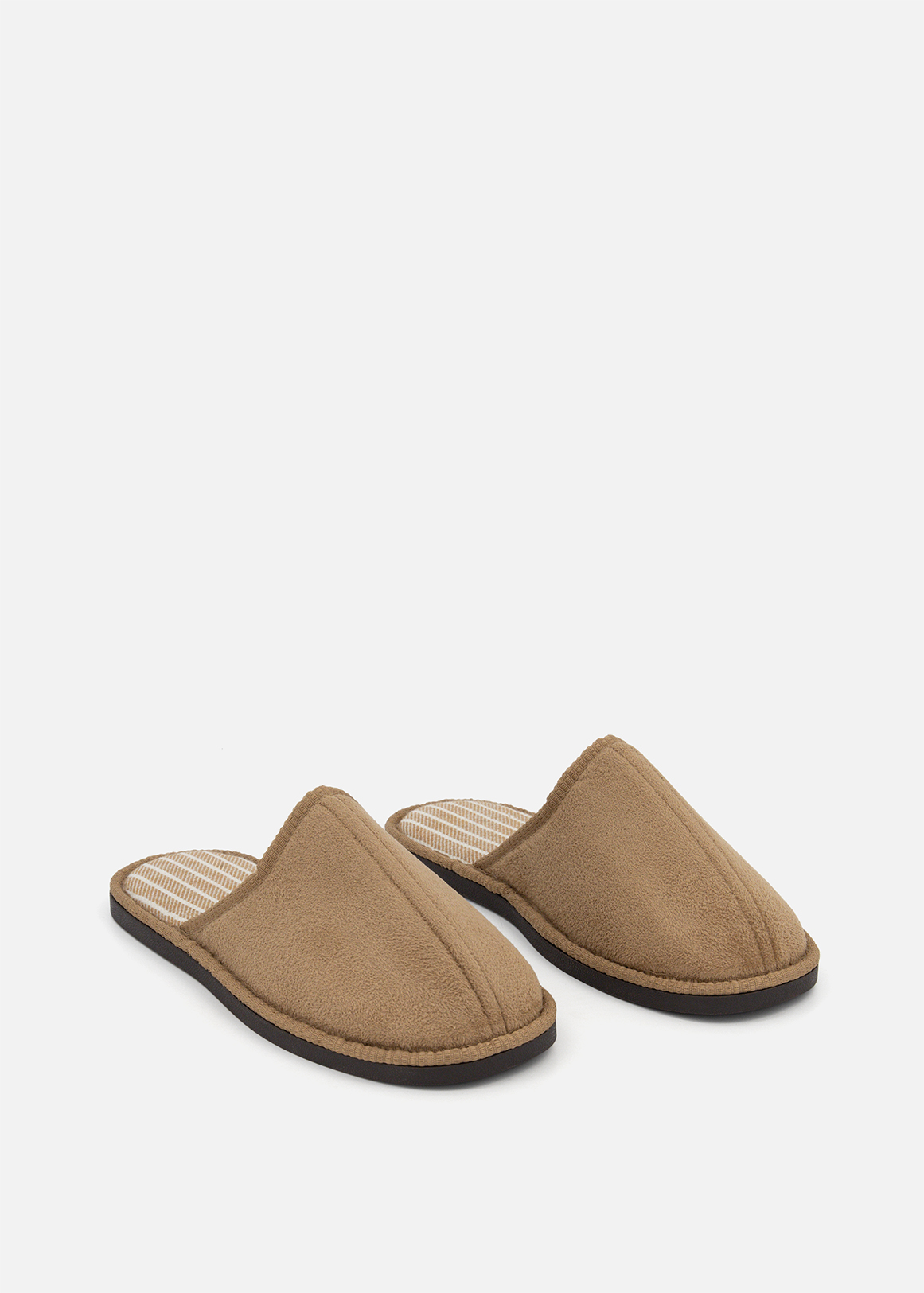 Smart Foam Faux Suede Mule Slippers