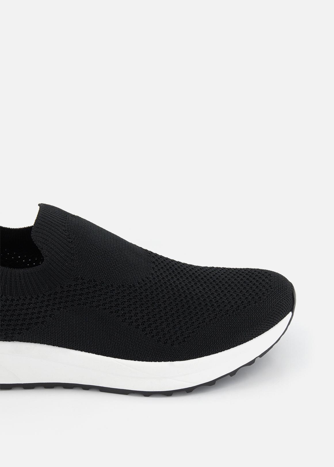 Smart Foam Knit Platform Slip-on Trainers