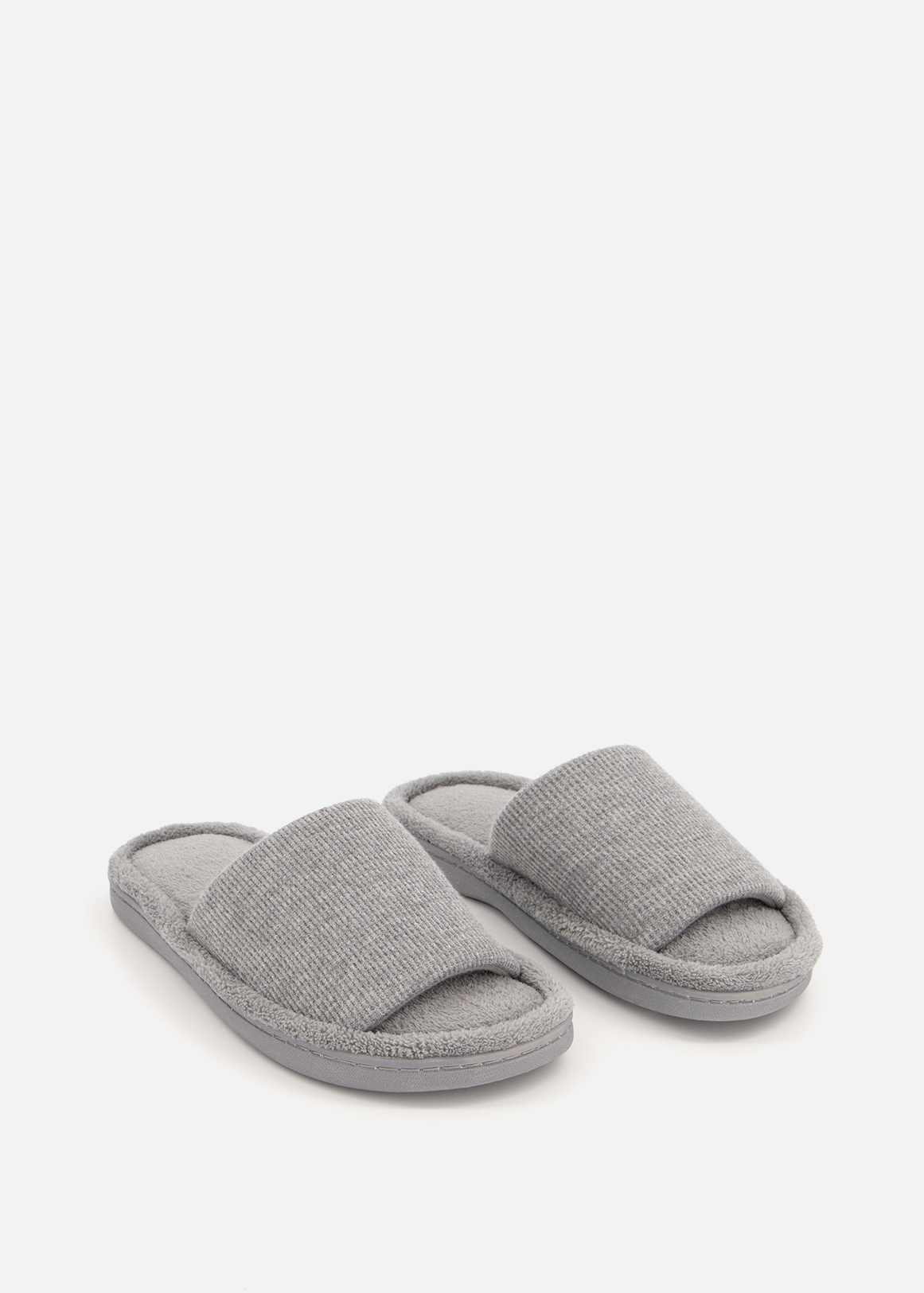 Smart Foam Open Toe Waffle Slippers