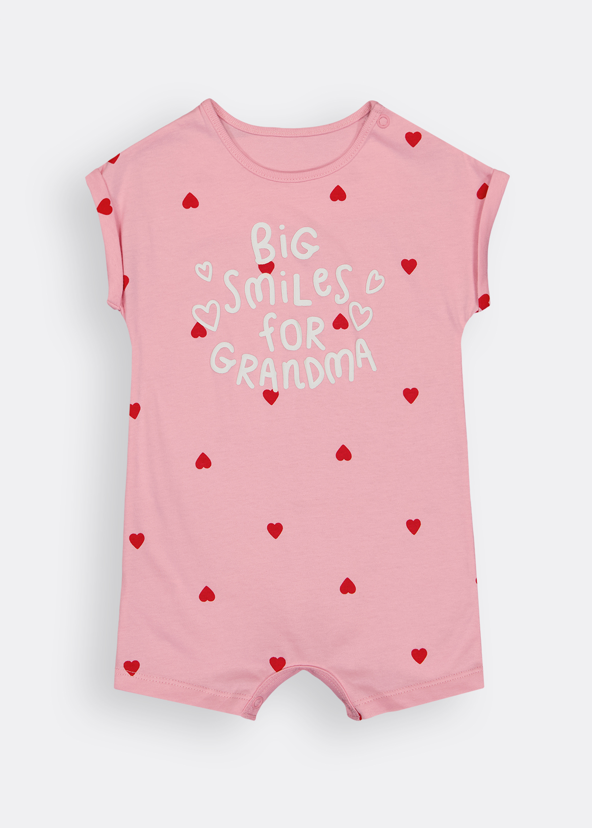Smiles for Grandma Cotton Romper