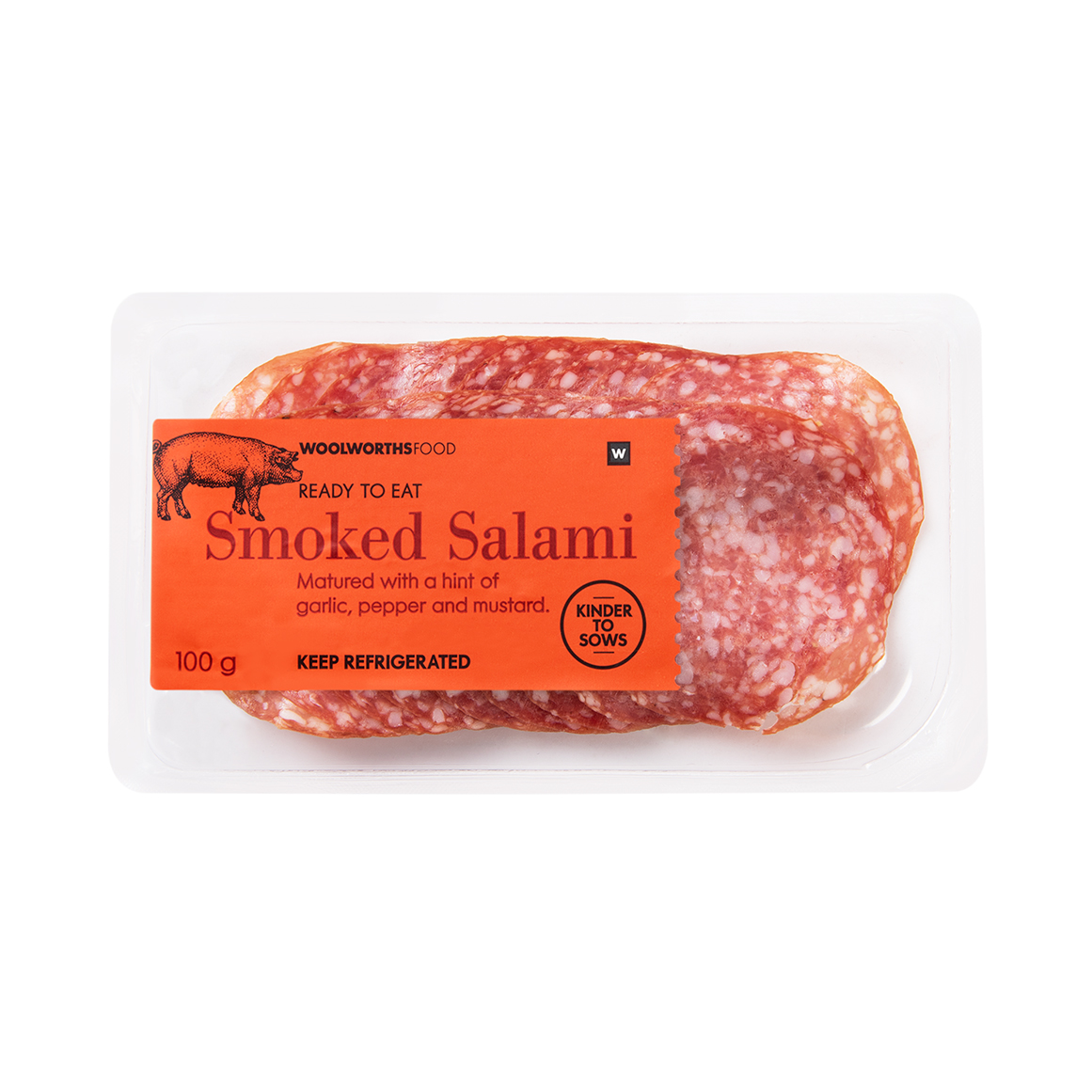 Smoked Sliced Salami 100 g