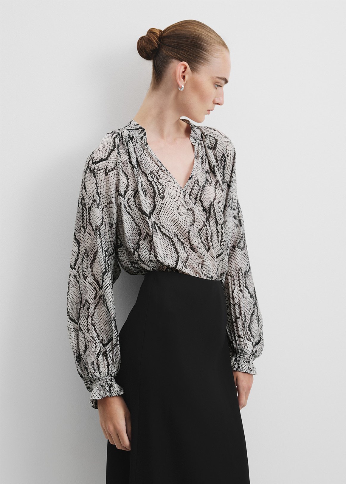 Snake Print Blouse