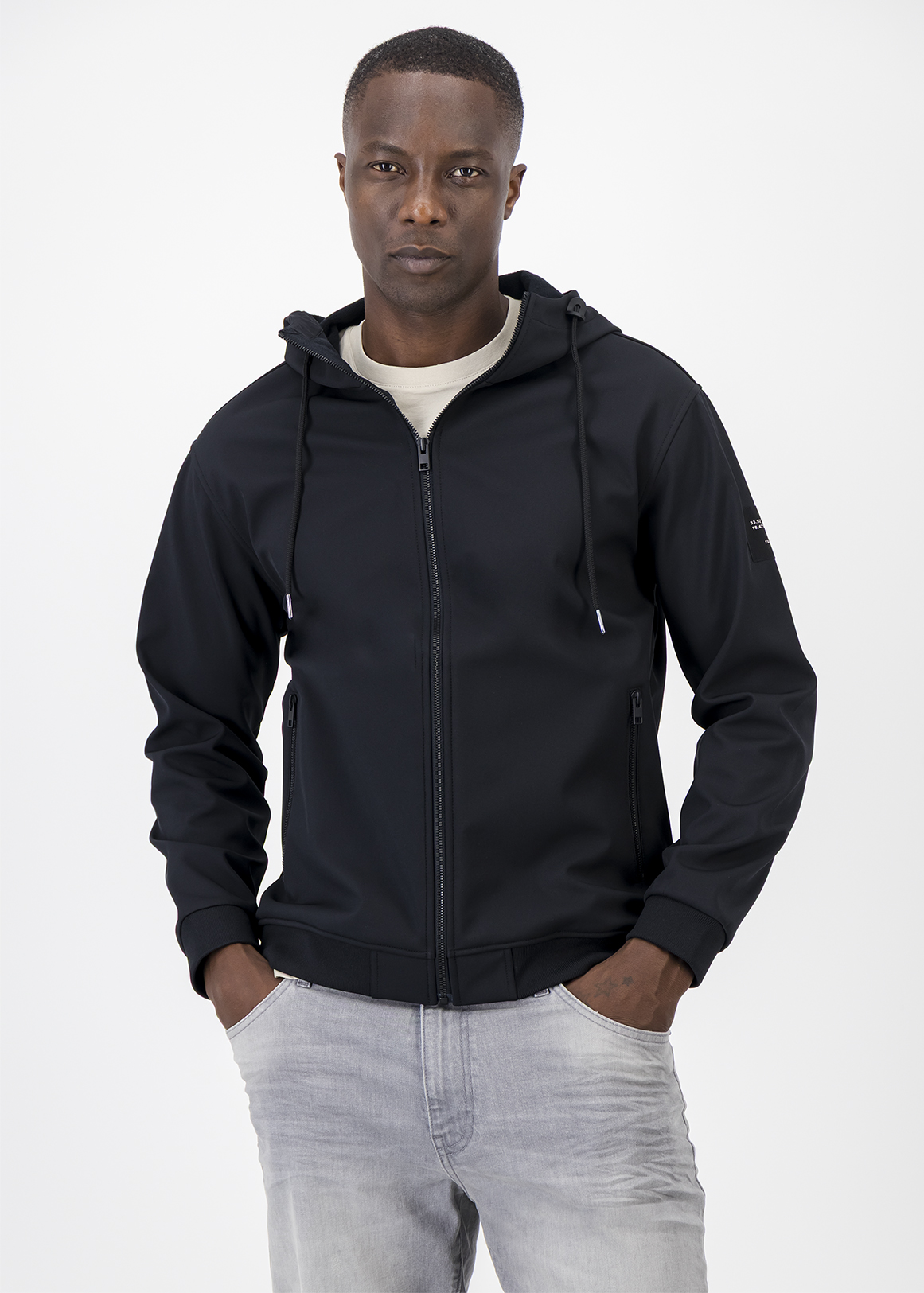 Soft Zip-up Hooded Jacket
