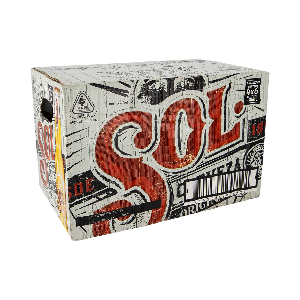 Sol Cerveza Mexican Import Lager Beer 24 x 330 ml Bottles | Woolworths ...