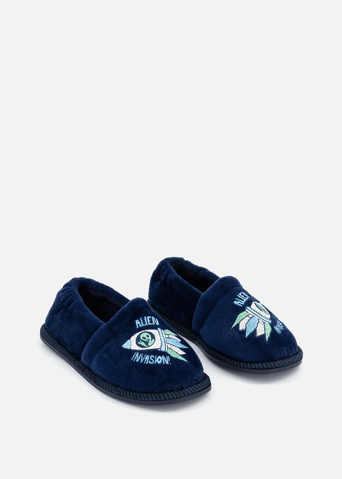 Space Embroidery Stokie Slippers (Size 4-13) Younger Boy | Woolworths.co.za