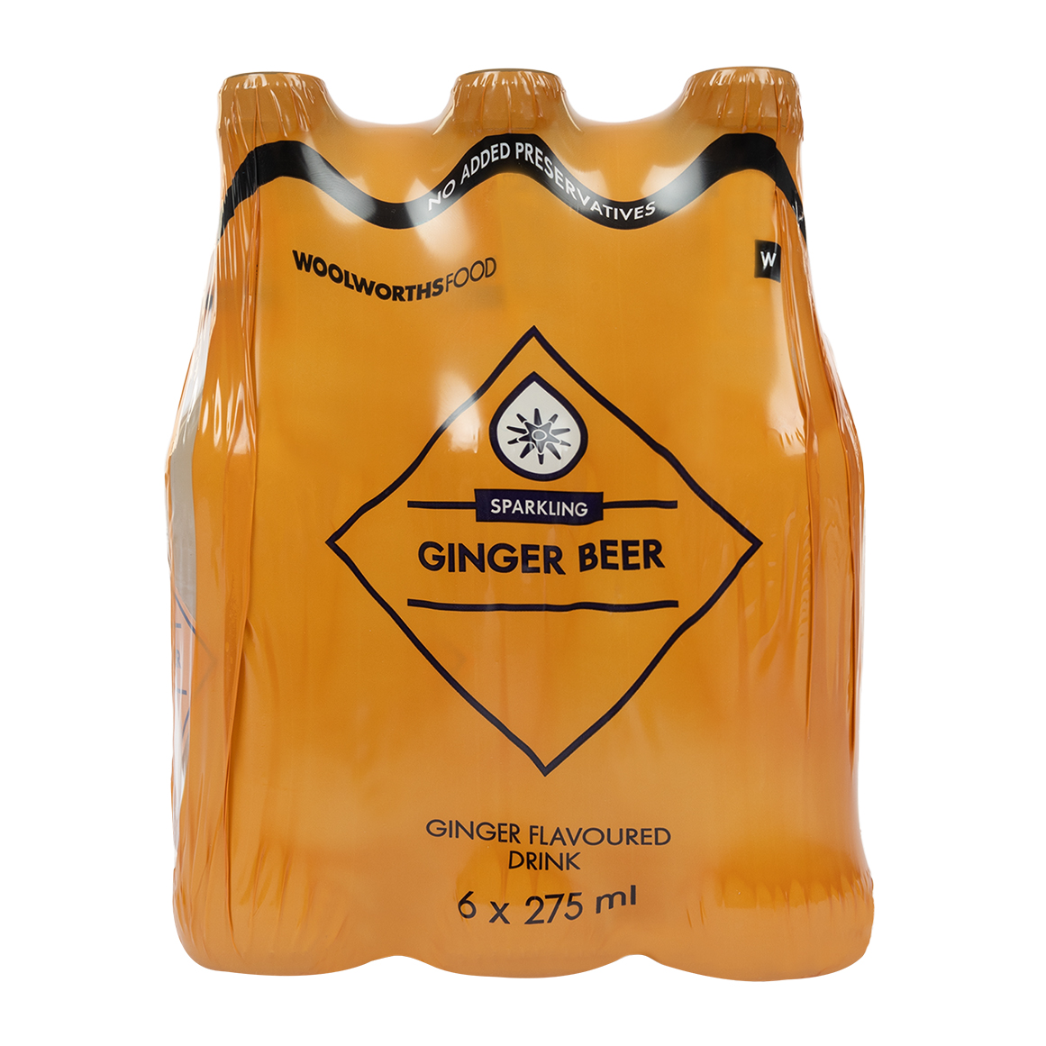 Sparkling Ginger Beer Flavoured Drink 6 x 275 ml