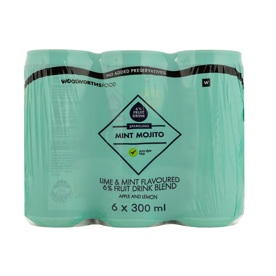 Sparkling Mint Mojito Drink Cans 6 x 300 ml
