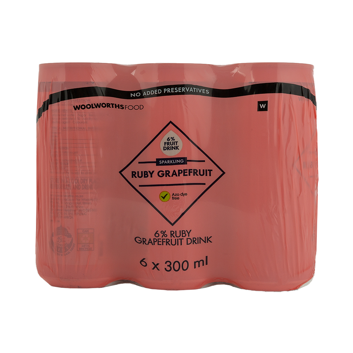 Sparkling Ruby Grapefruit Drink Cans 6 x 300 ml