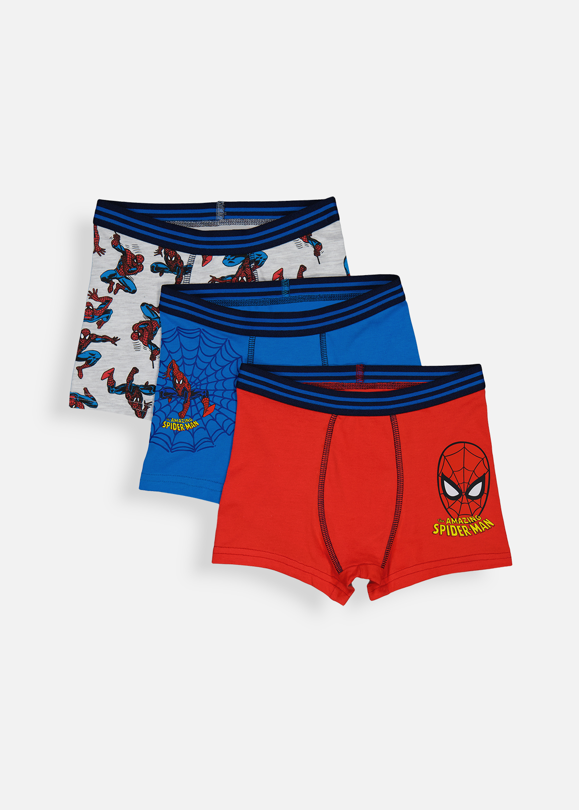 Spiderman Cotton Trunks 3 Pack