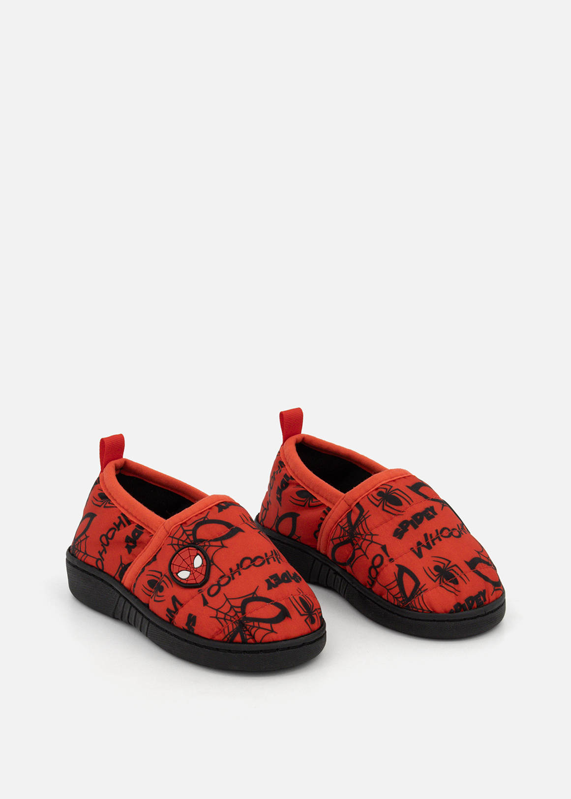 Spiderman Quilted Slippers (Size 5-13) Younger Boy