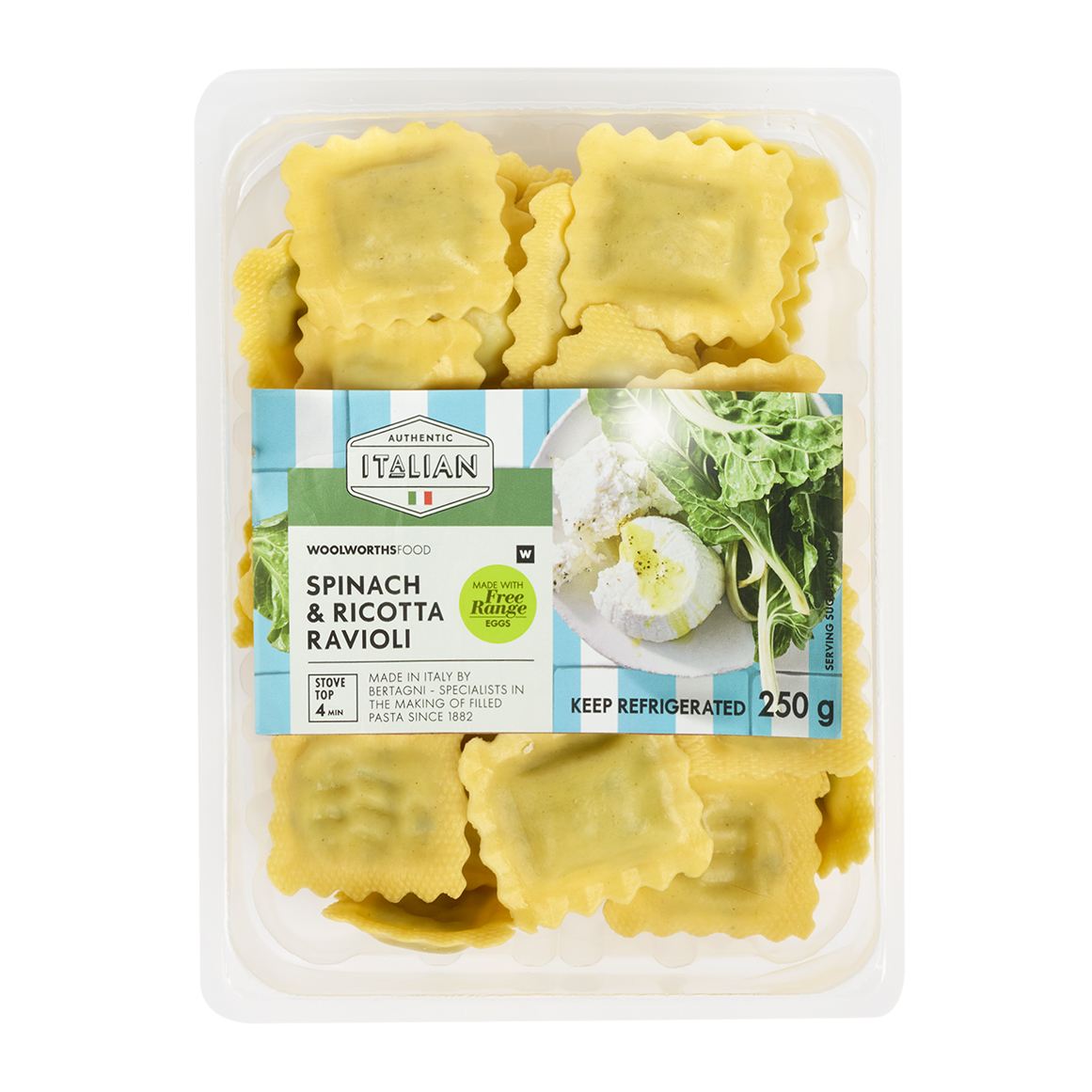 Spinach & Ricotta Ravioli 250 g