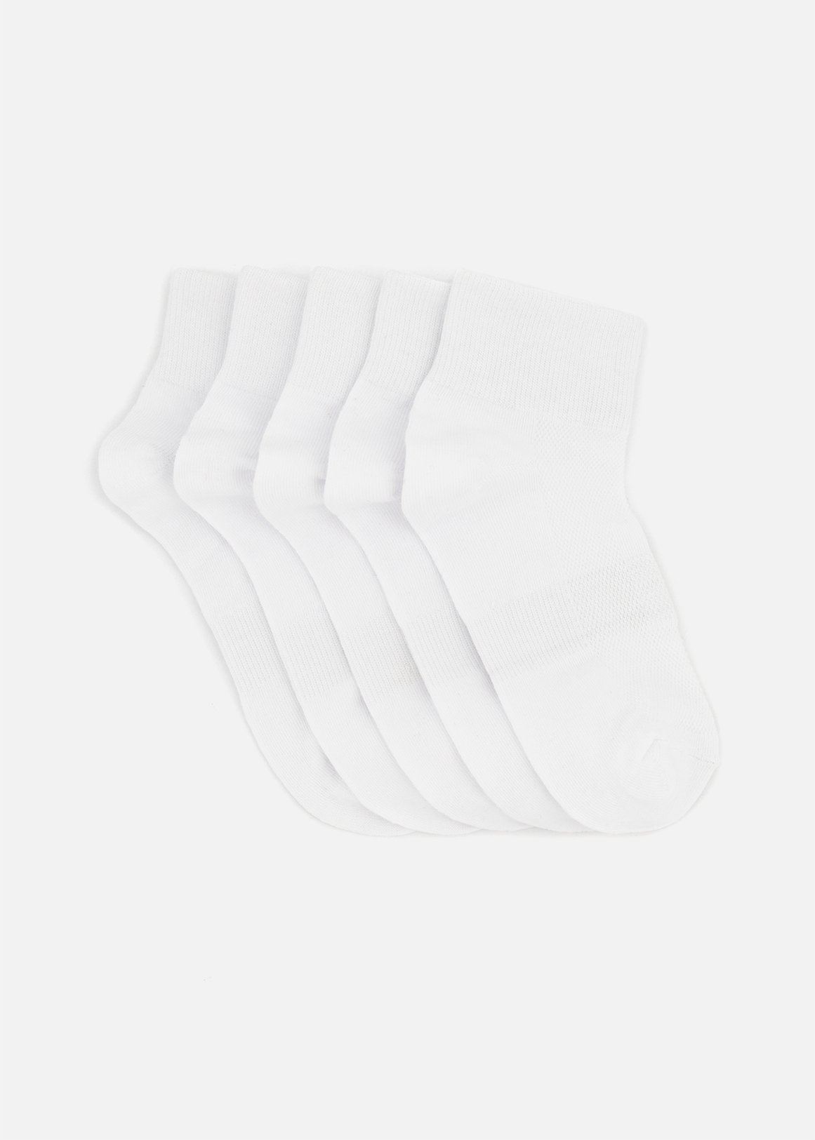 Sport Cotton Rich Mid Cut Socks 5 Pack