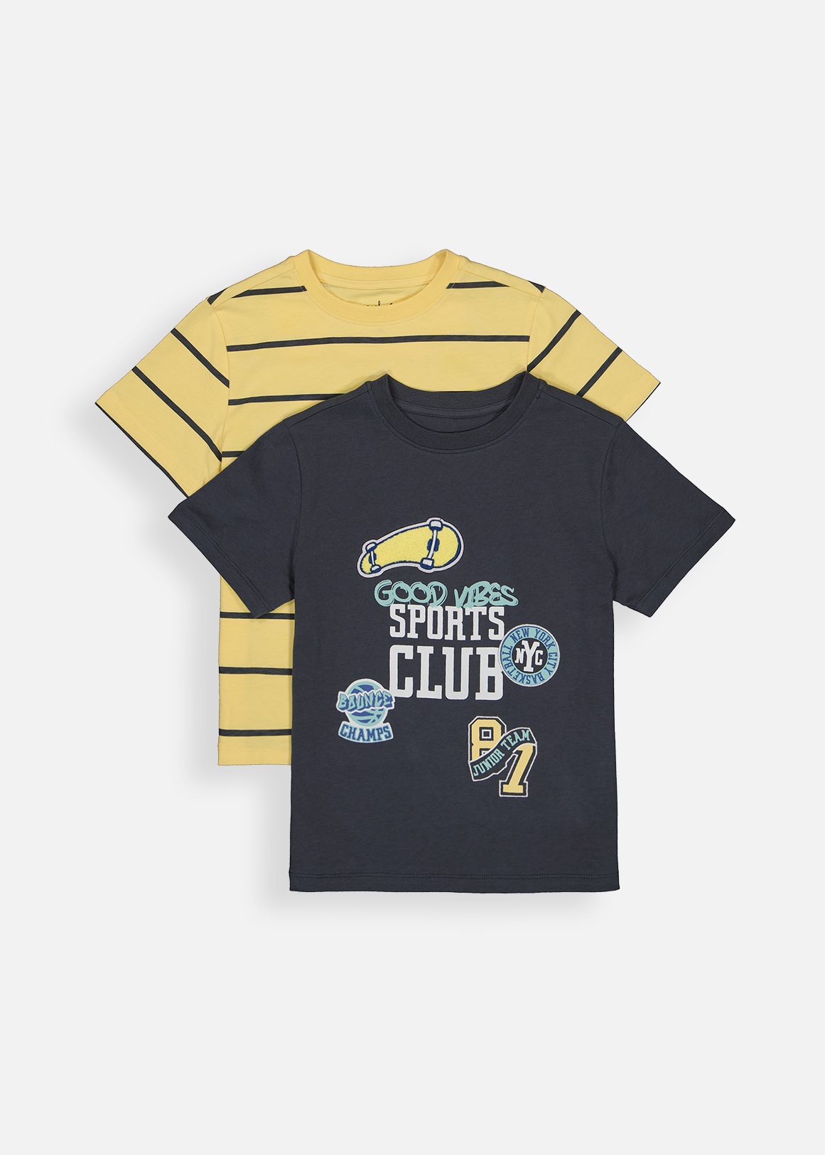 Sports Club Cotton T-shirts 2 Pack