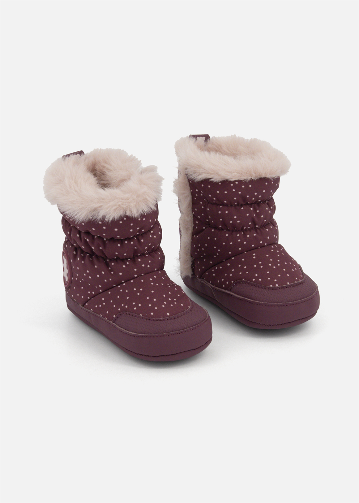 Spot Print Snow Boots