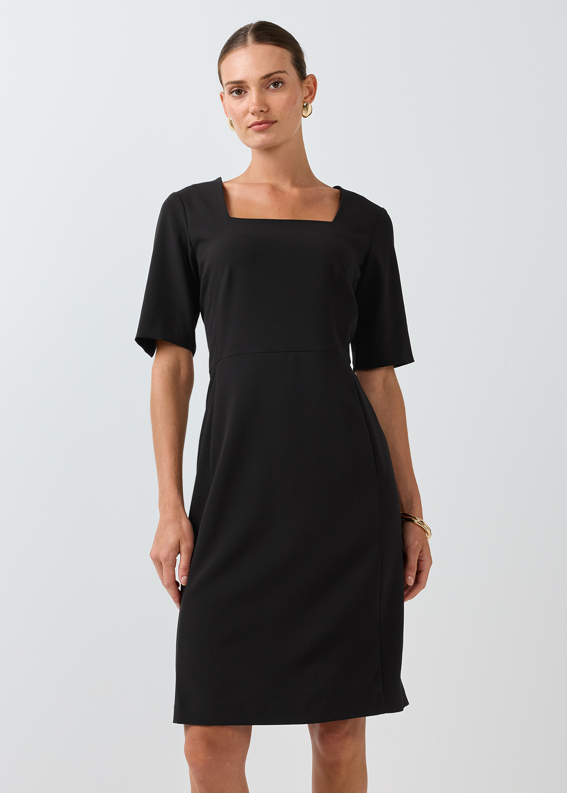 Square Neck Bodycon Dress