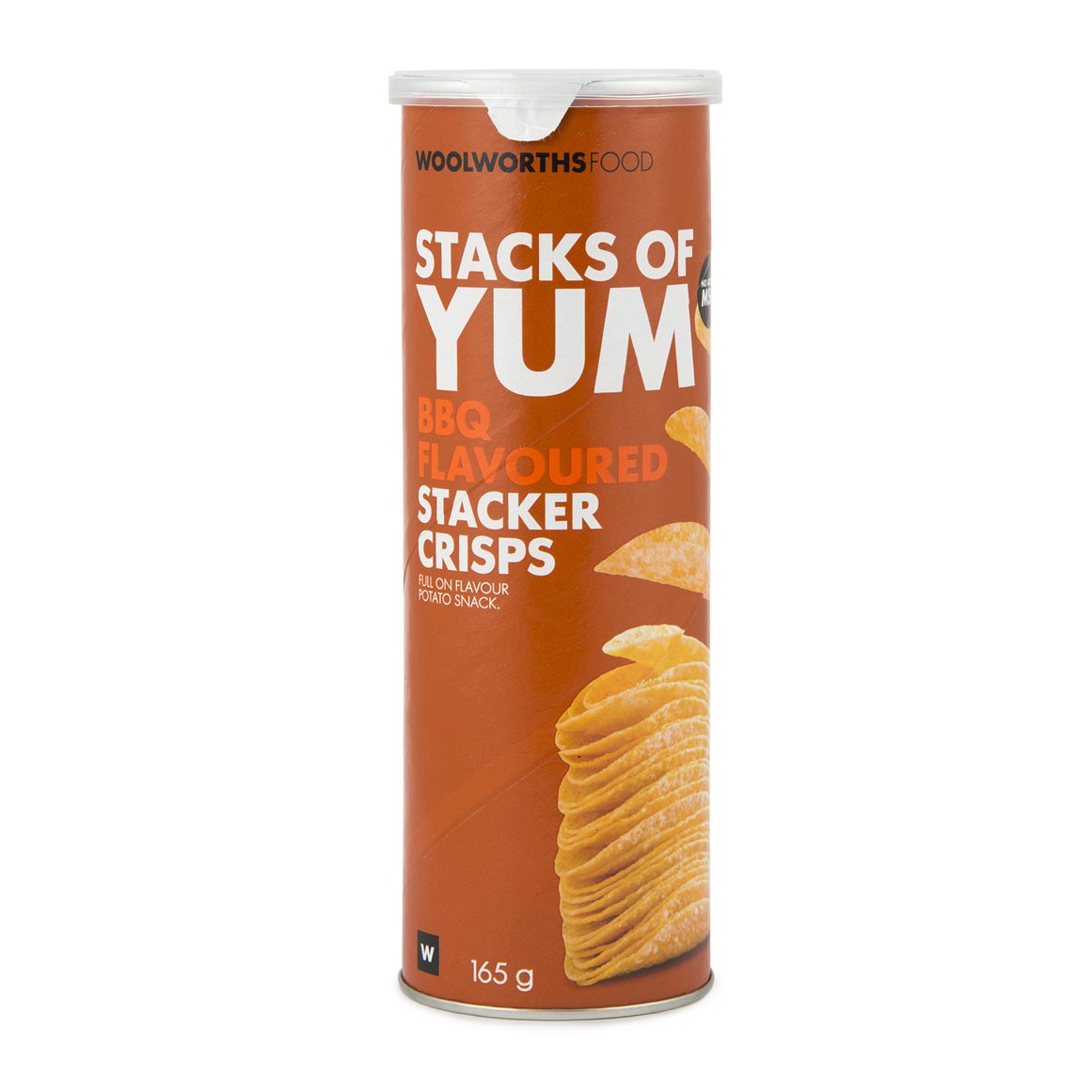 Stackz Chips Stacks of Yum BBQ Flavoured Stacker Crisps 165 g | Woolworths.co.za