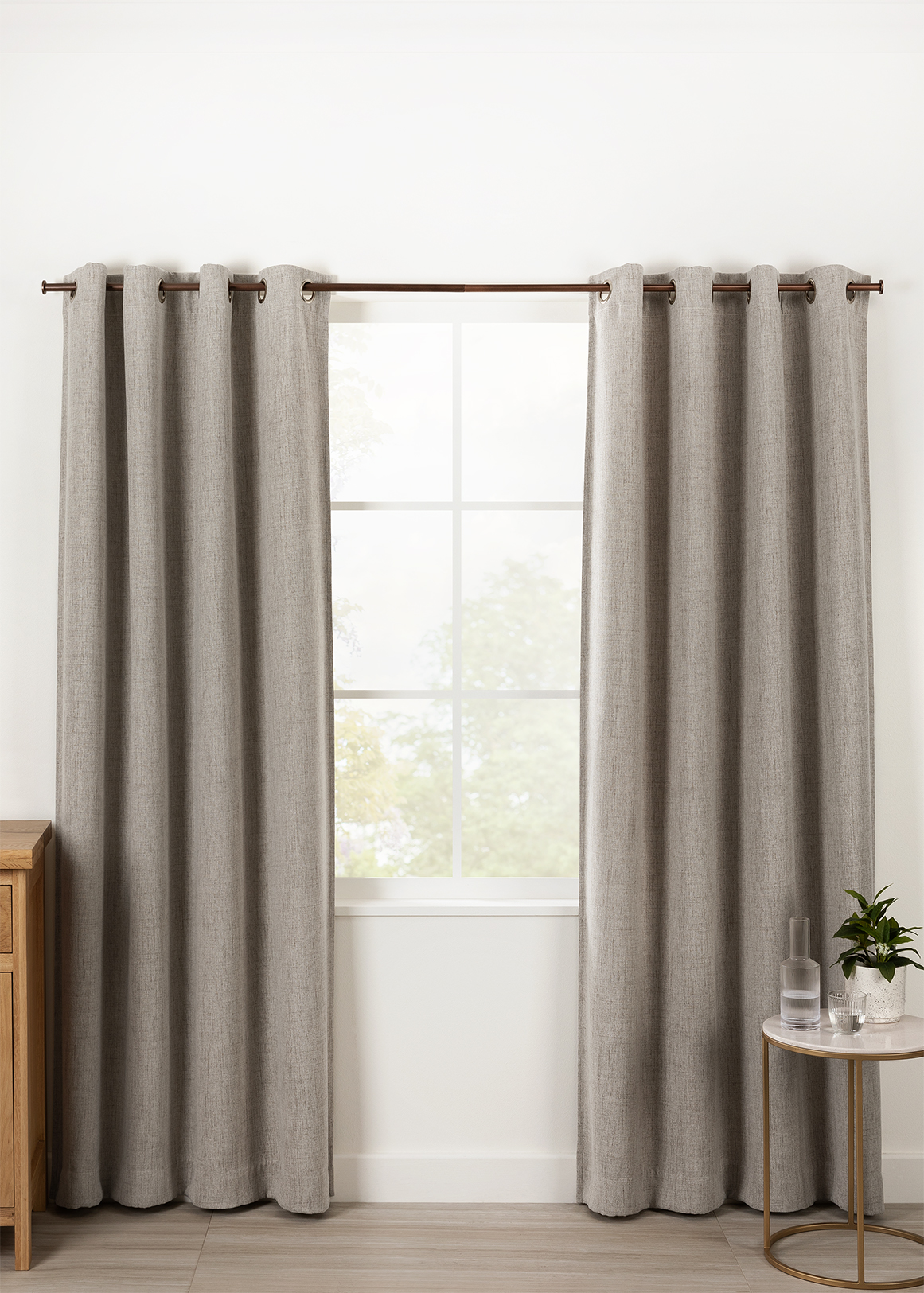 Standford Block Out Eyelet Curtain 135x223cm | Woolworths.co.za