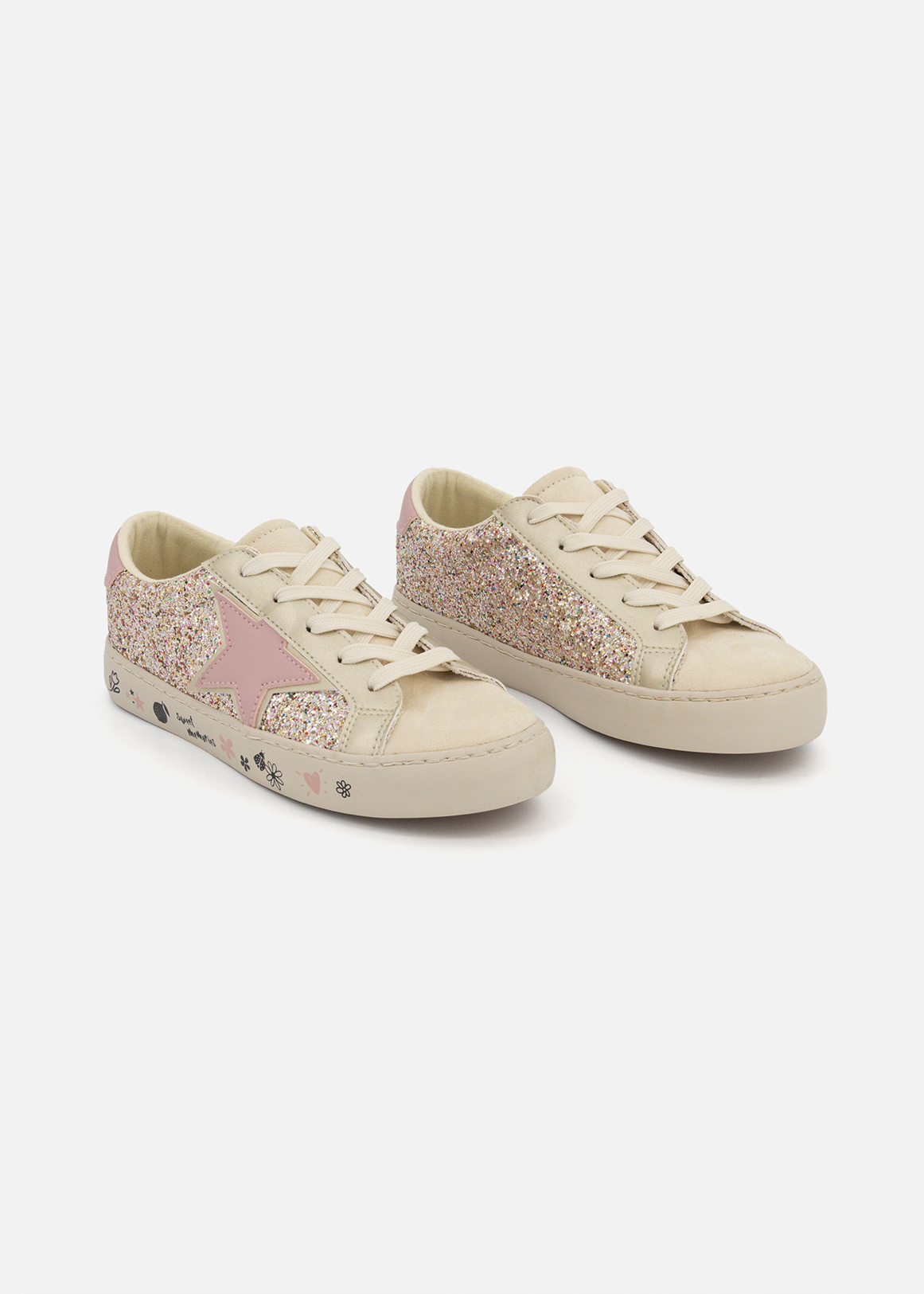 Star Graffiti Sneakers (Size 12-6) Older Girl