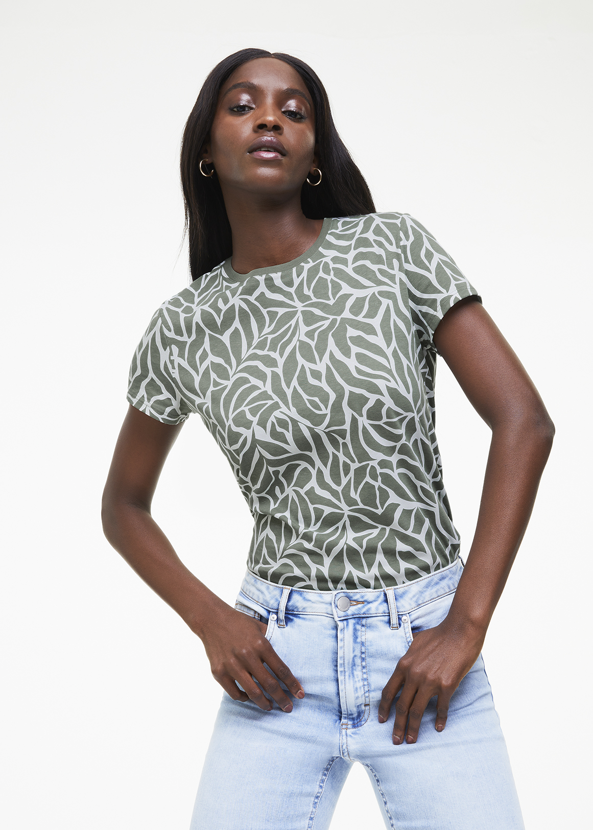 StayNew Abstract Cotton T-shirt | Woolworths.co.za