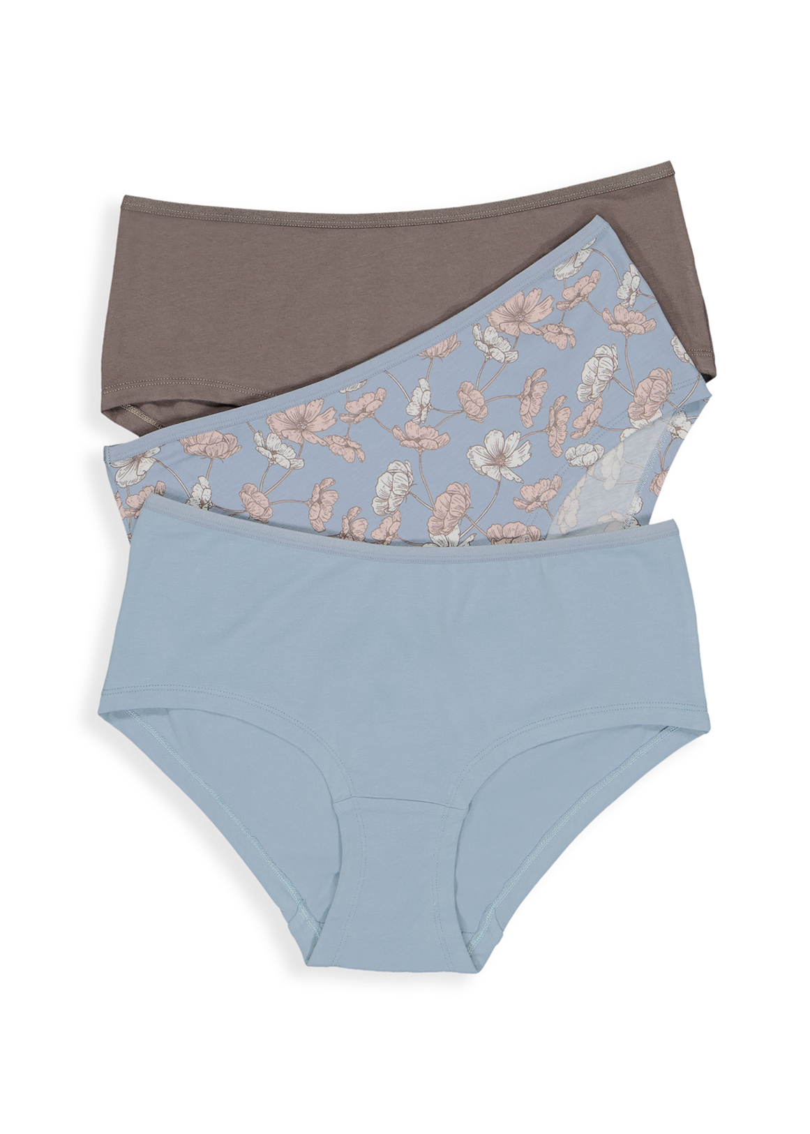 StayNew Assorted Cotton Midis 3 Pack
