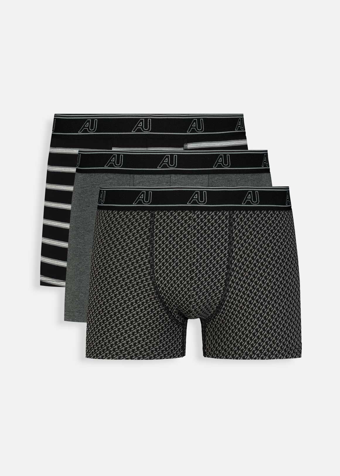 StayNew COOLTECH Mono Grey Trunks 3 Pack | Woolworths.co.za