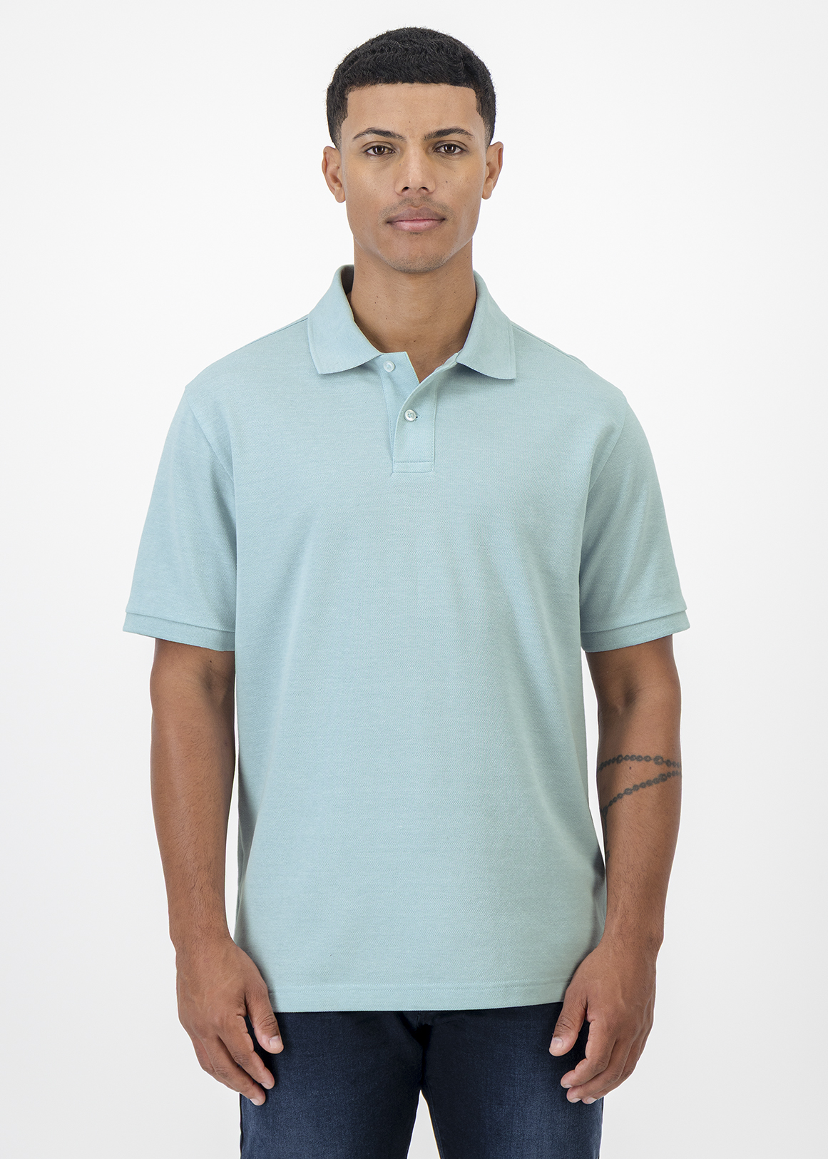 StayNew Regular Fit Pique Golfer