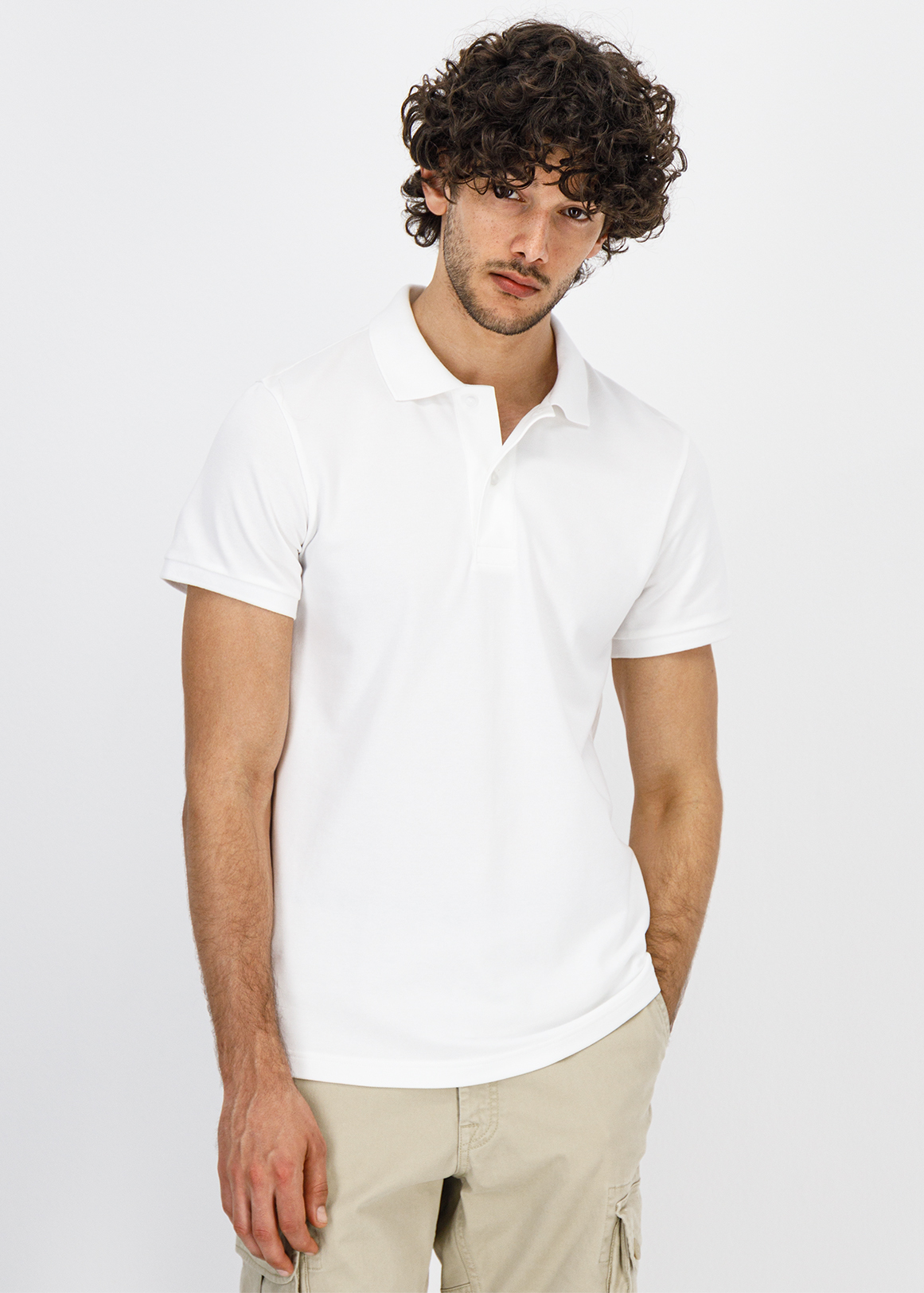StayNew Slim Fit Cotton Golfer