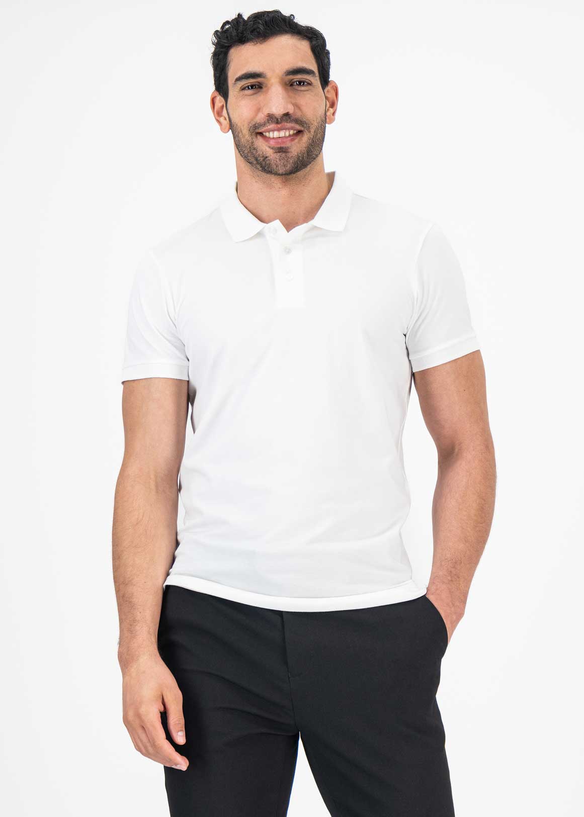 StayNew Slim Fit Cotton Stretch Golfer | Woolworths.co.za