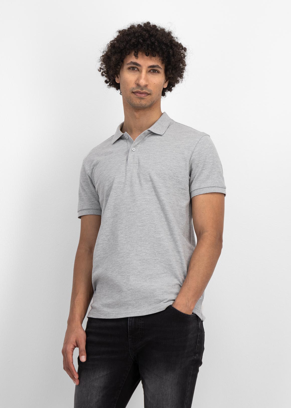 StayNew Slim Fit Stretch Cotton Golfer