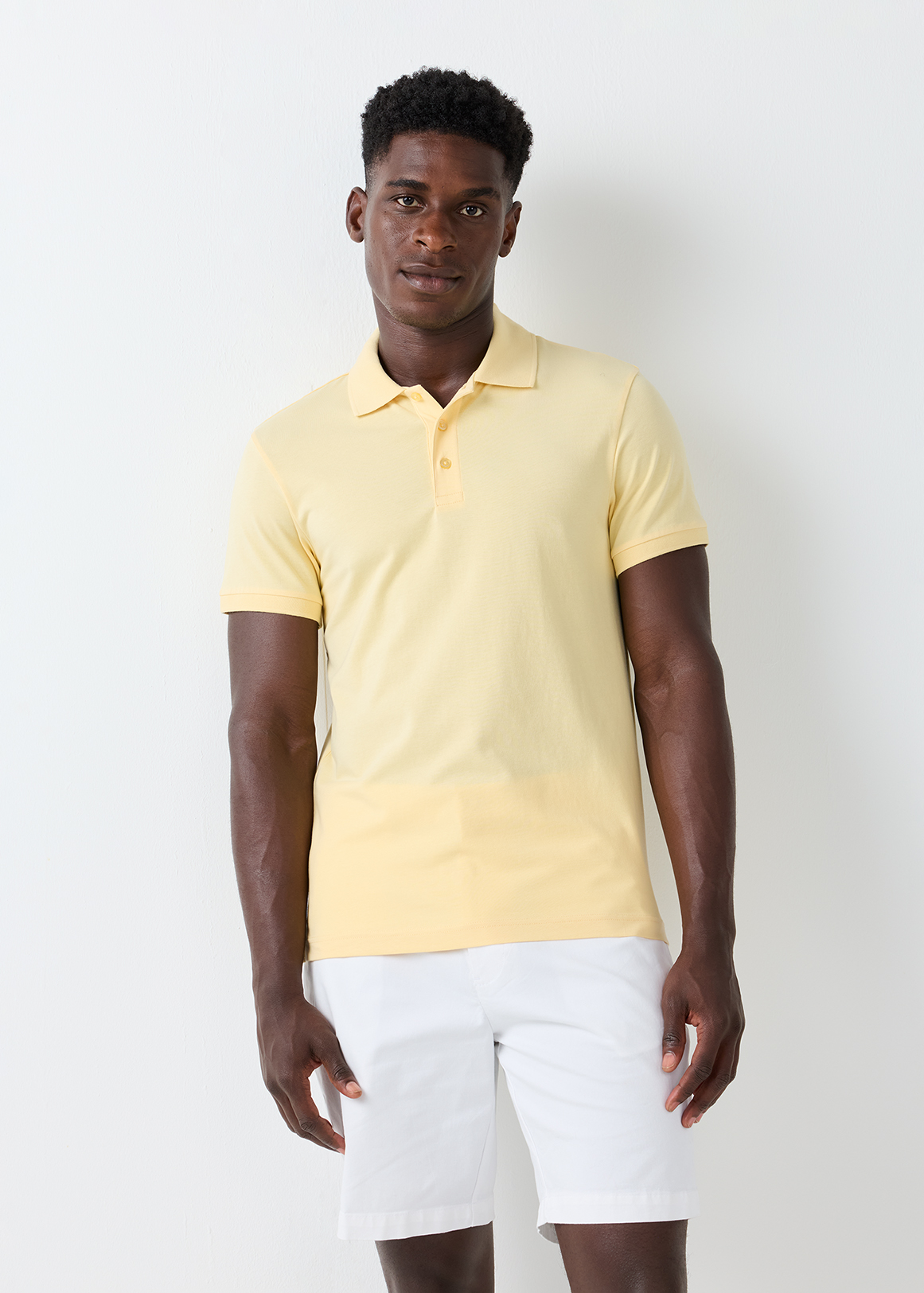 StayNew Slim Fit Stretch Cotton Golfer