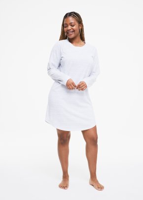 Real Essentials 3 Pack: Womens Short Sleeve Full Button-Down Henley  Nightshirt Nightgown Sleep Dress (Available In Plus Size) : :  Clothing