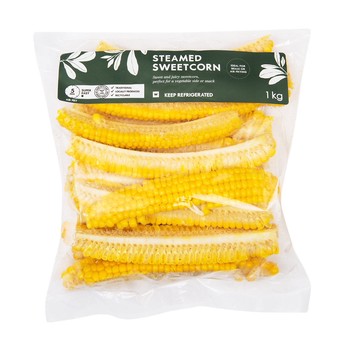 Steamed Sweetcorn Riblets 1 kg | Woolworths.co.za