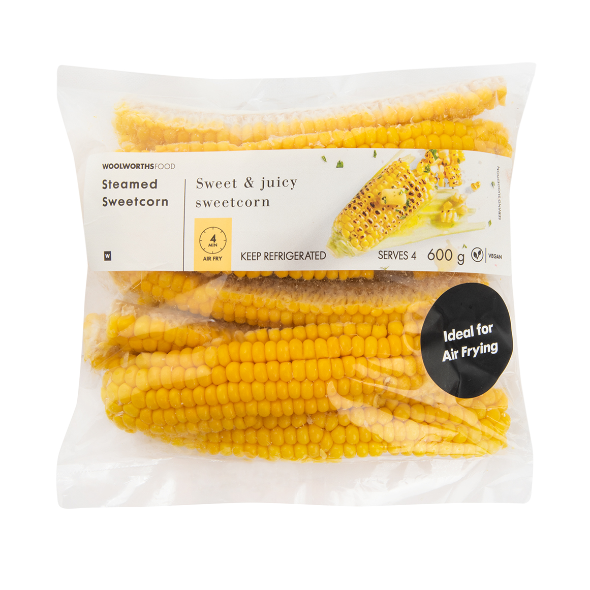 Steamed Sweetcorn Riblets 600 g | Woolworths.co.za