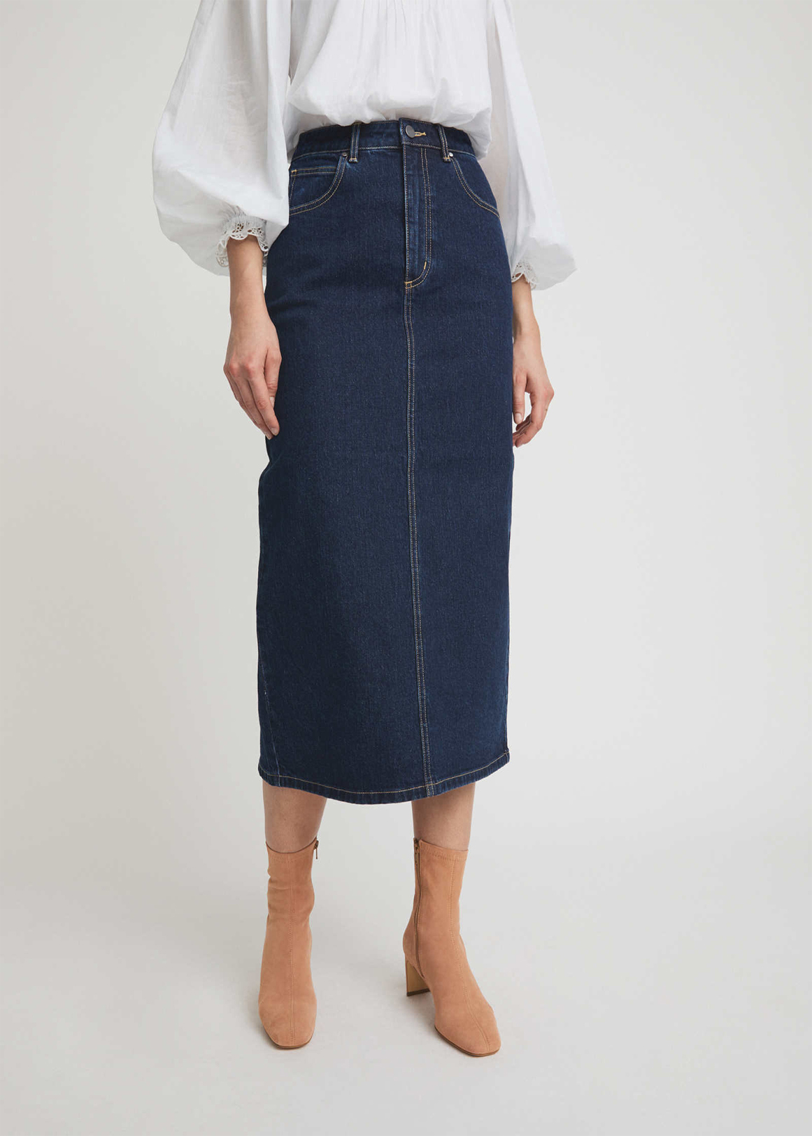 Stefani Denim Skirt | Woolworths.co.za