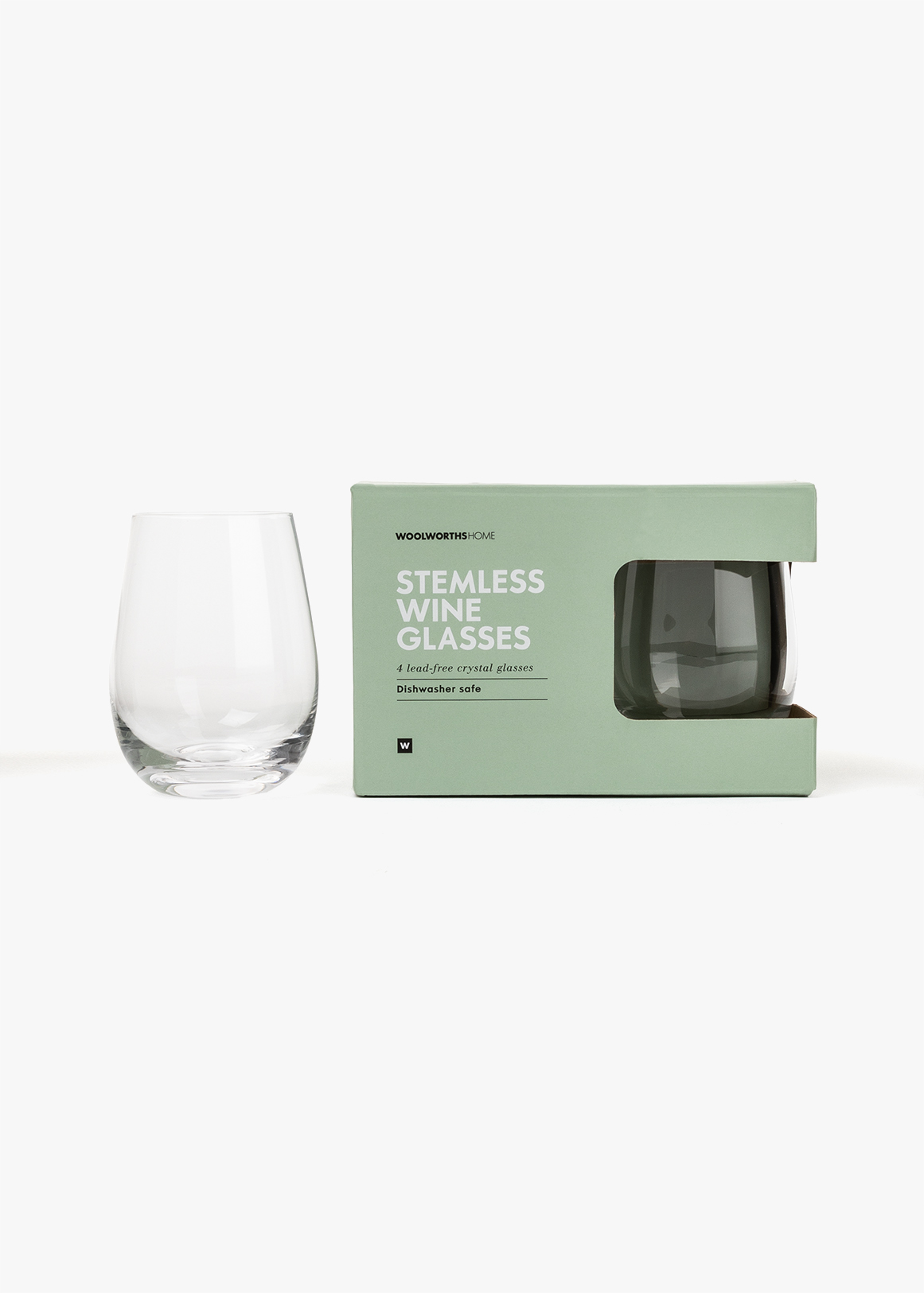 Stemless Wine Glasses 4 Pack